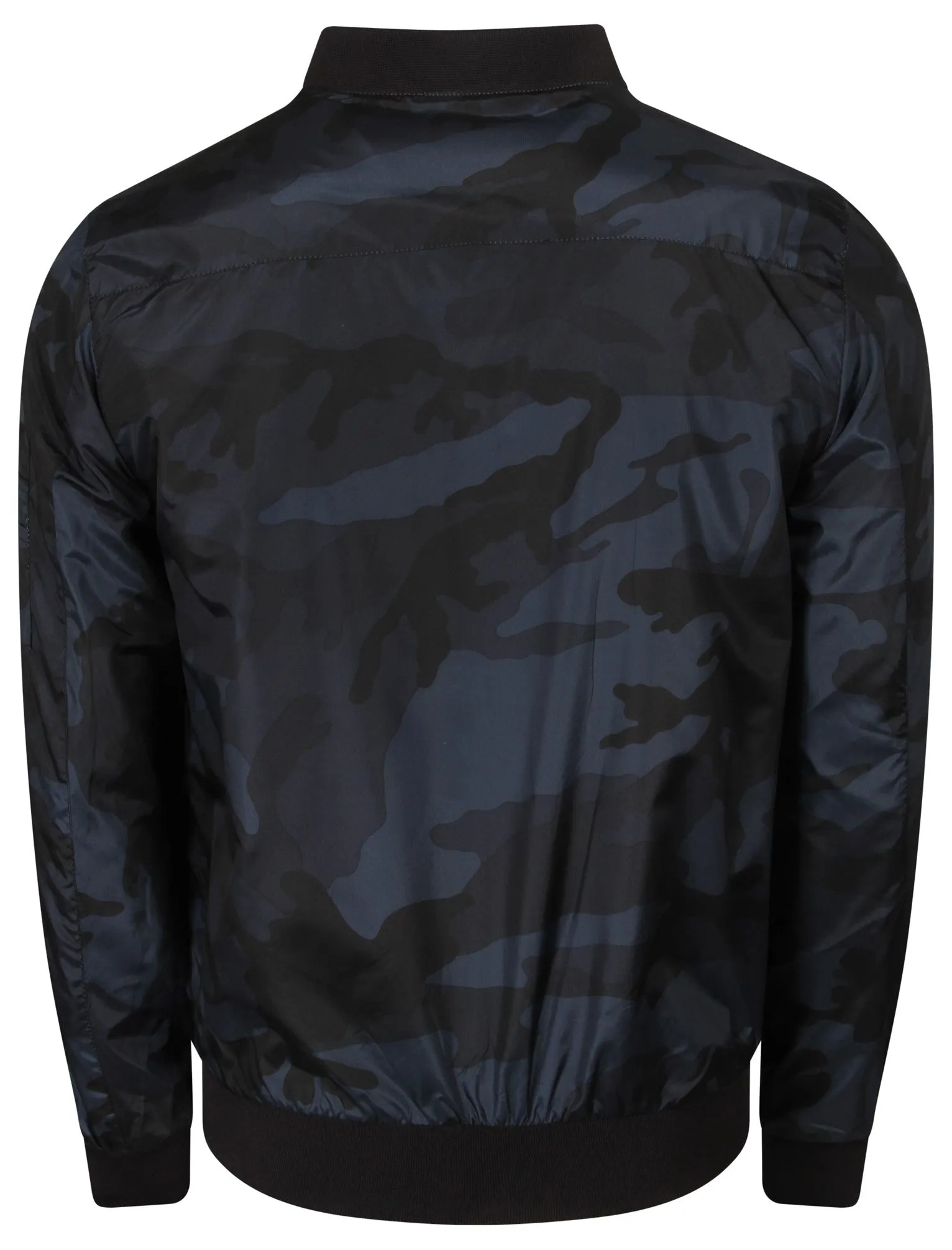 McLeod Bomber Jacket In Navy Camo - Dissident