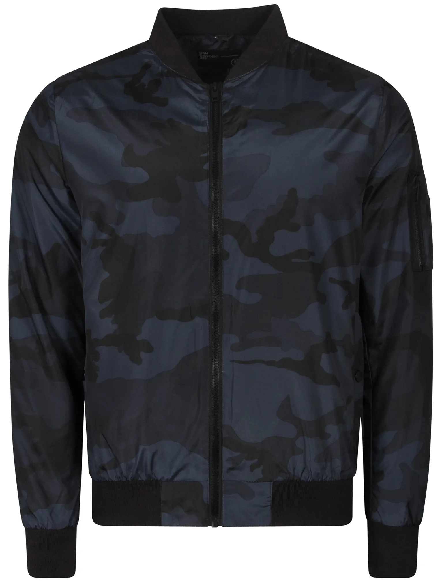 McLeod Bomber Jacket In Navy Camo - Dissident