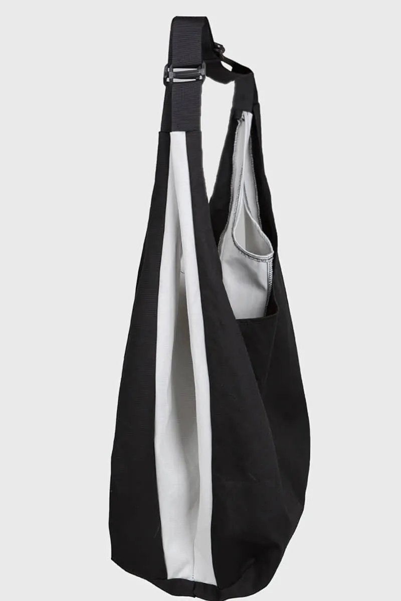 Men's and women's stitching messenger bag