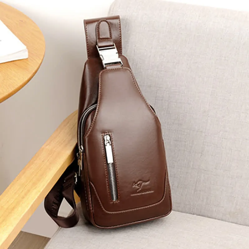 Men's Anti-theft Vintage Sling Bag
