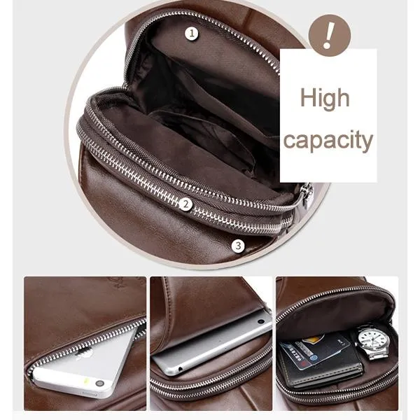 Men's Anti-theft Vintage Sling Bag
