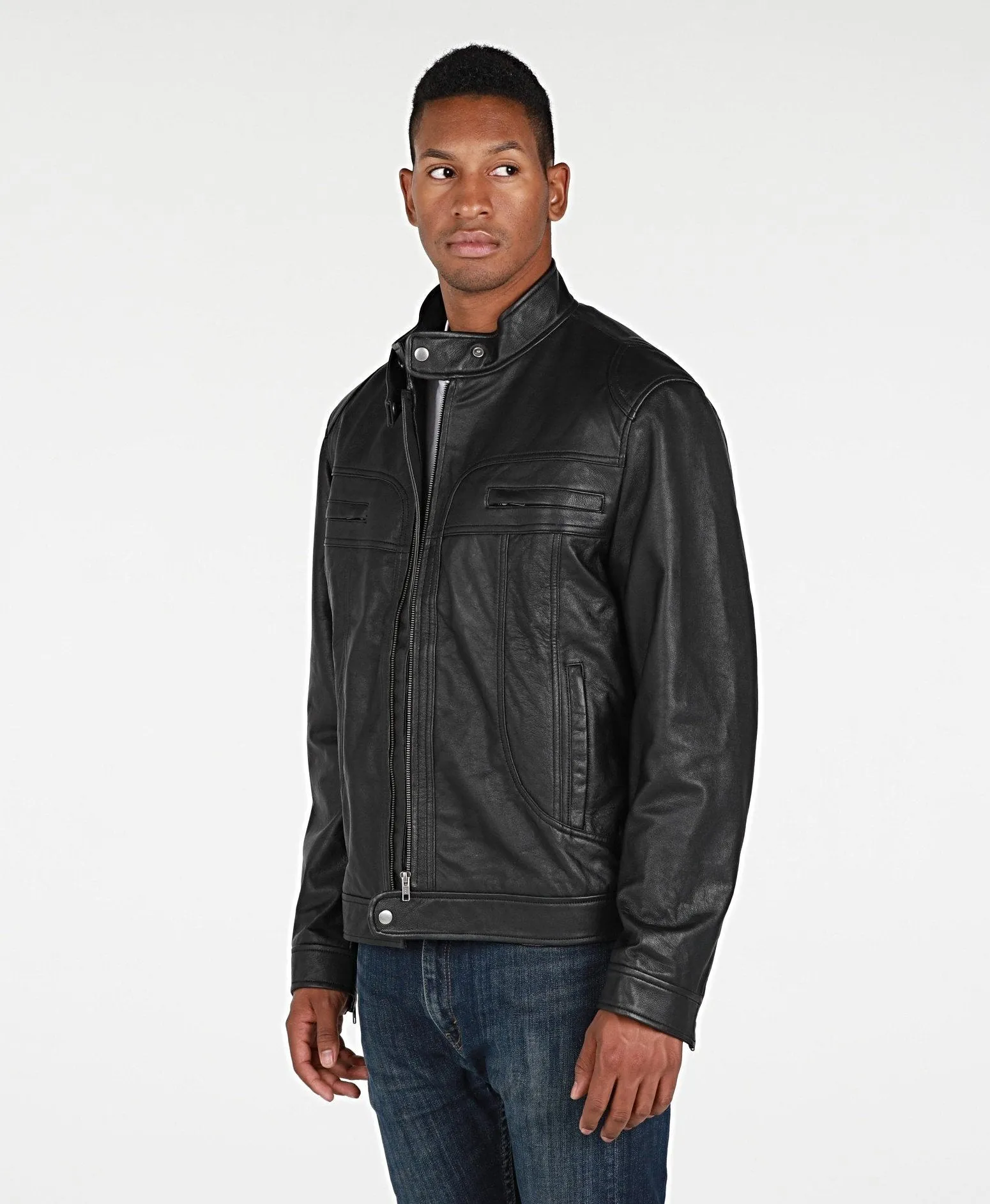 Mens Raging Leather Jacket