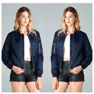 Navy Bomber Jacket