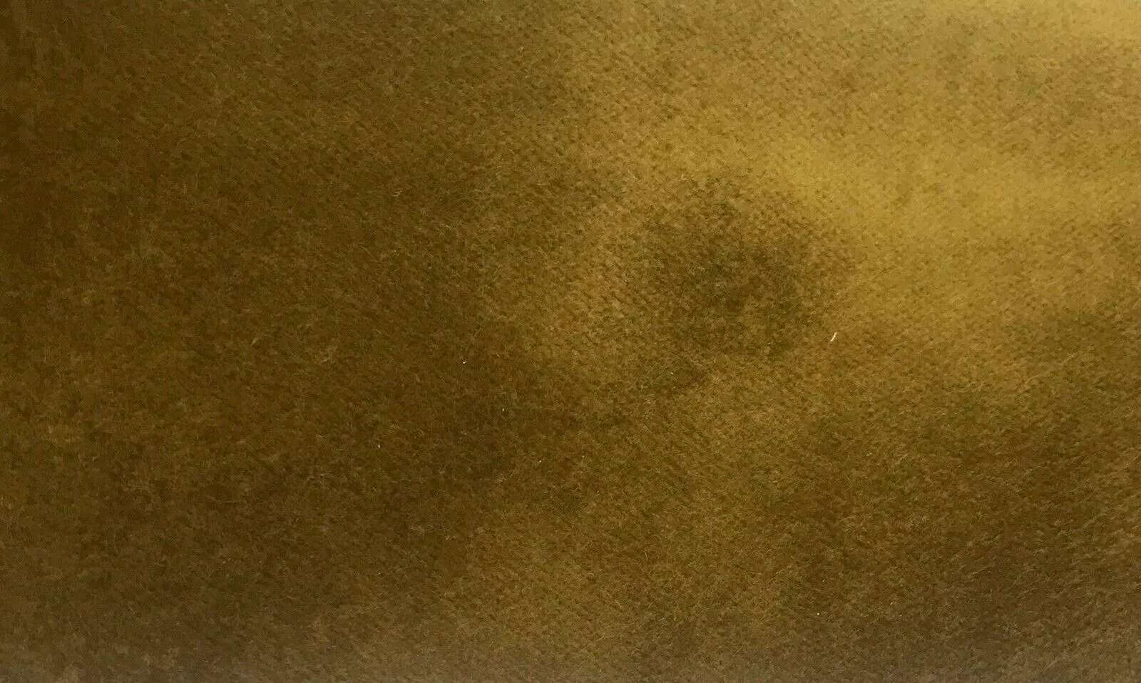 NEW Designer Soft Velvet Upholstery Fabric - Chartreuse Dirty Yellow By The Yard