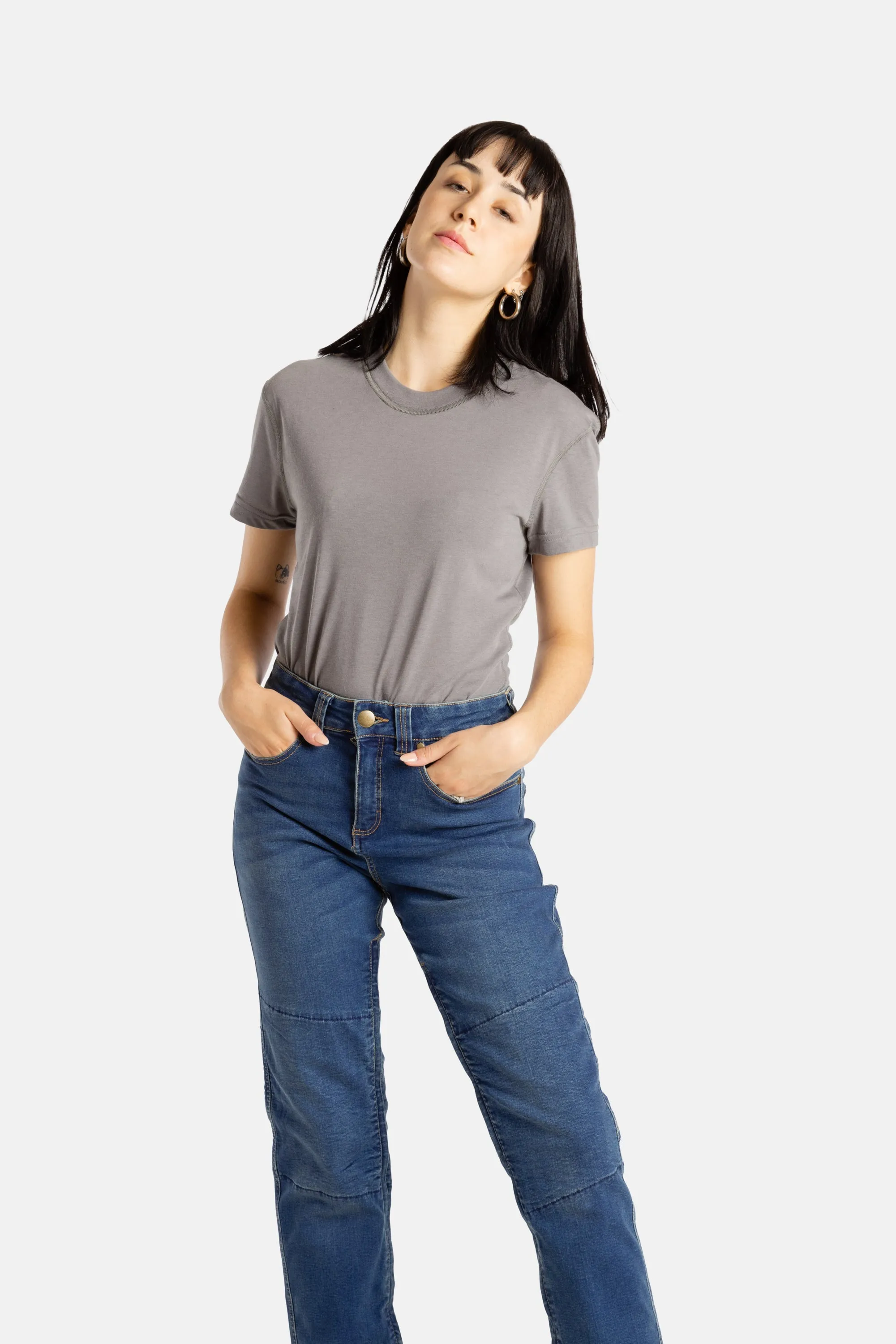 No Limbits Adaptive Women's Charcoal Sensory Tee