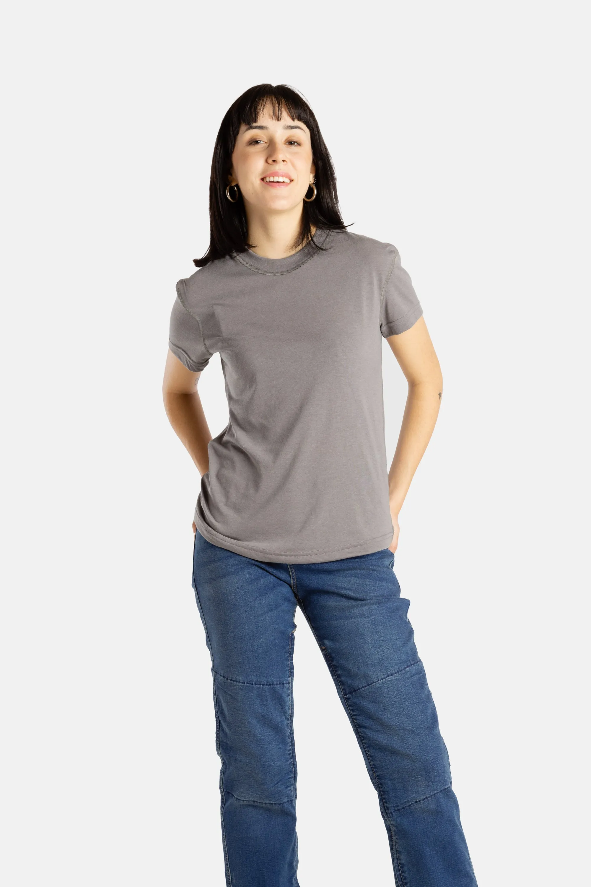 No Limbits Adaptive Women's Charcoal Sensory Tee