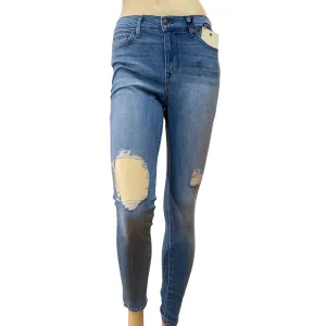 Pistola Mid Rise Distressed Skinny Jeans