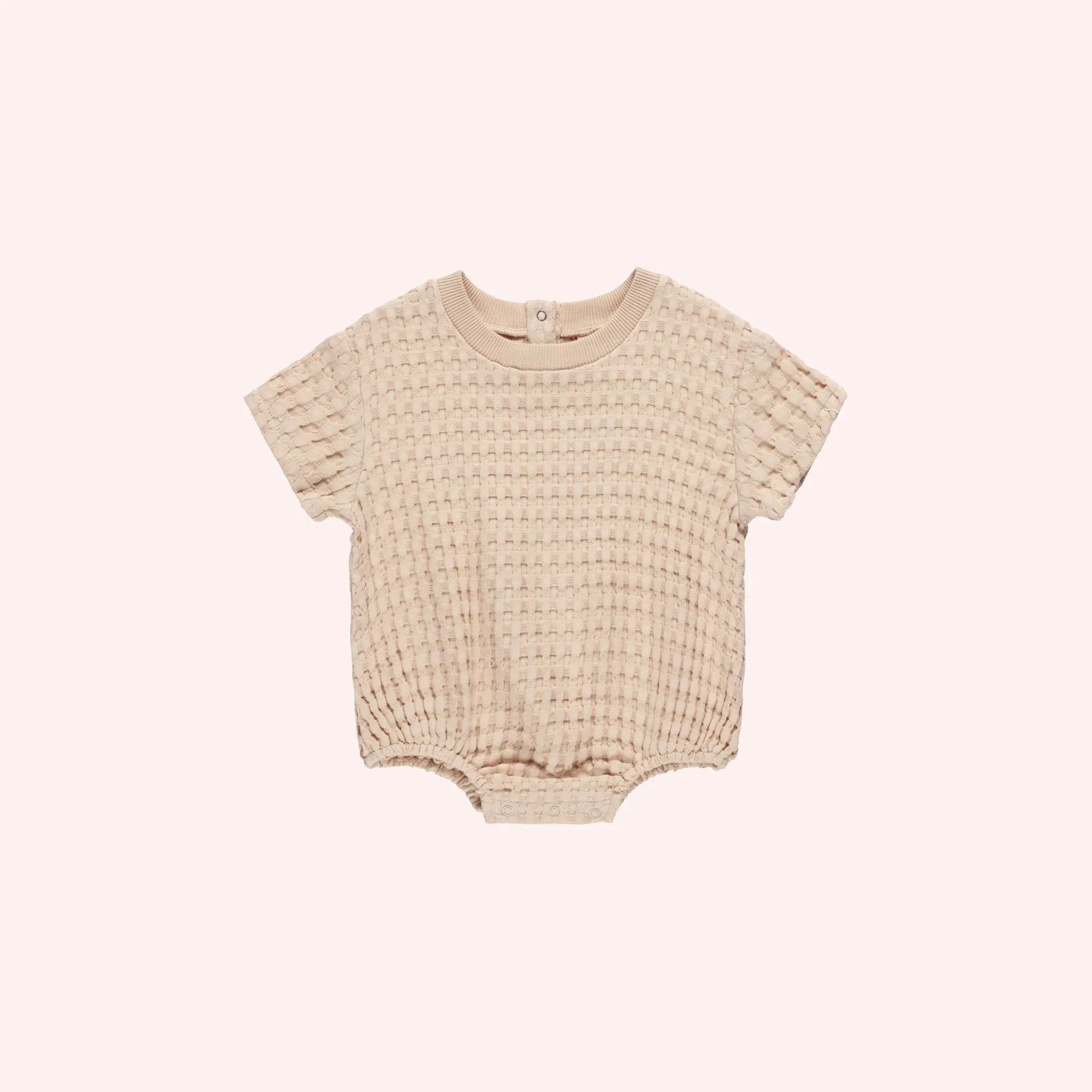 Relaxed Bubble Romper - Shell