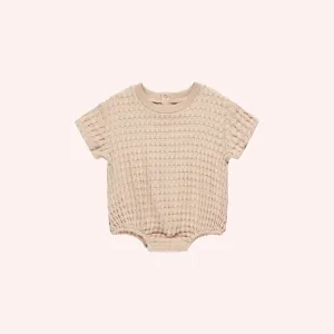 Relaxed Bubble Romper - Shell