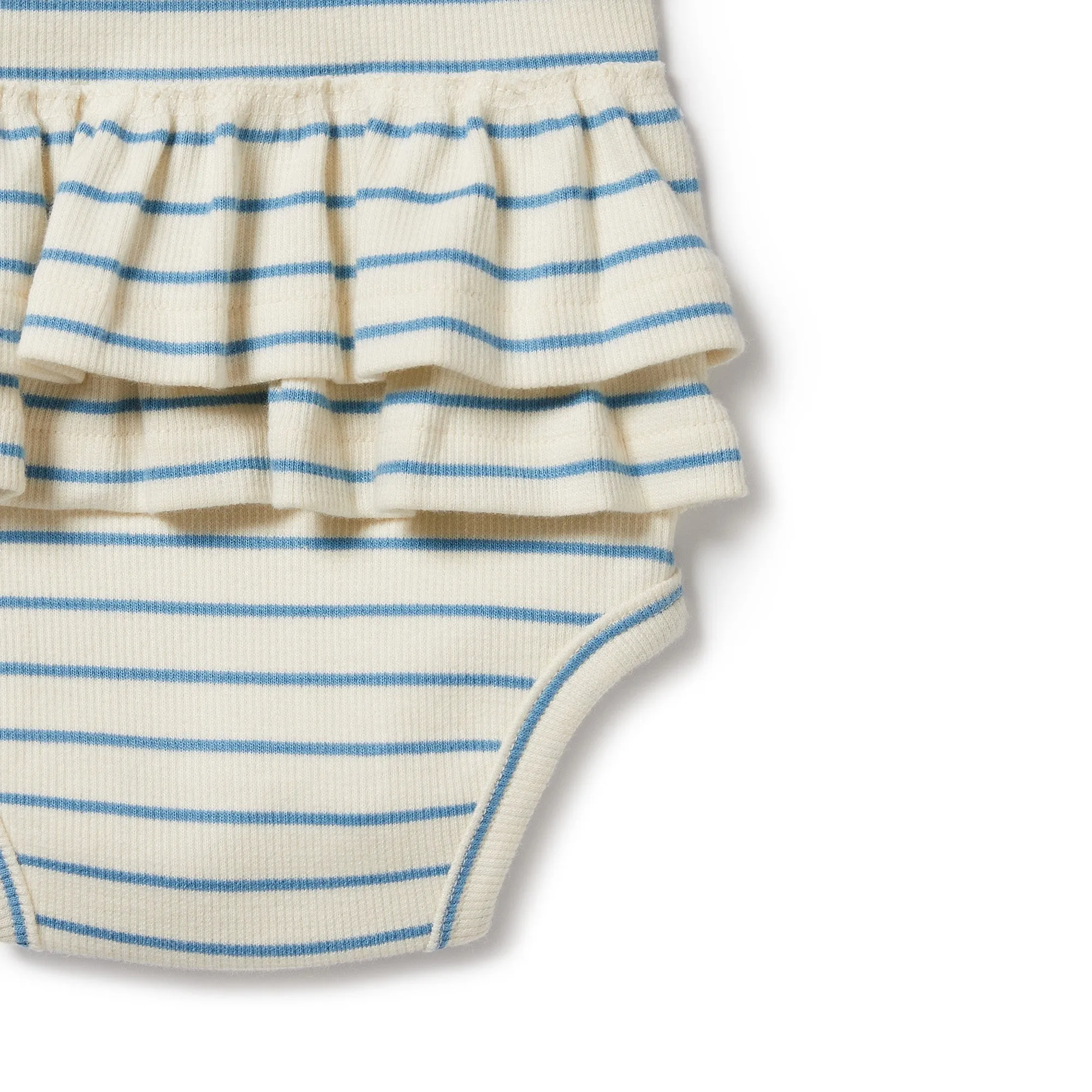 Ruffle Bodysuit | Petit Blue