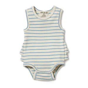 Ruffle Bodysuit | Petit Blue