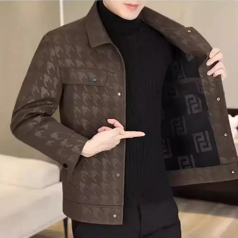 Short Lapels Casual Jacket Coat Male