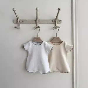 Short Sleeve Cotton Bodysuit