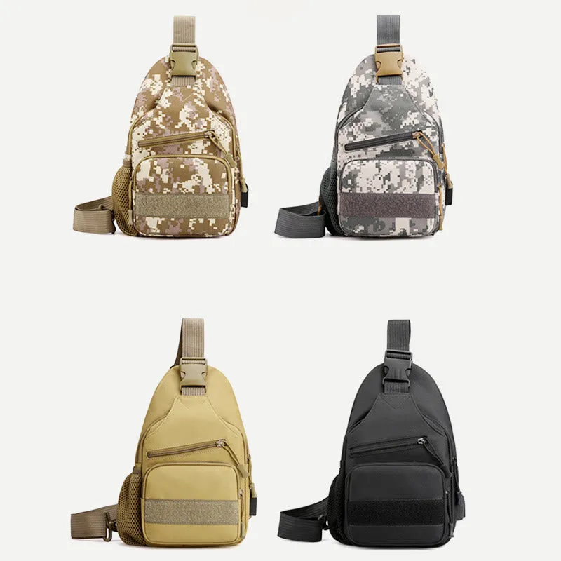 Sling Bag For Men Canvas Casual Sports Large Chest Bag