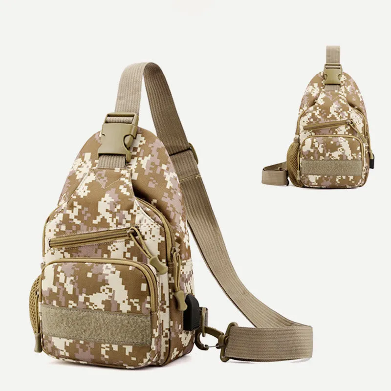 Sling Bag For Men Canvas Casual Sports Large Chest Bag
