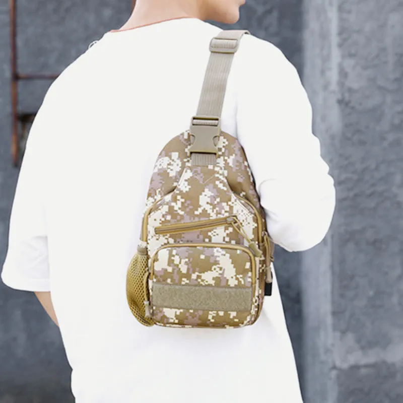 Sling Bag For Men Canvas Casual Sports Large Chest Bag