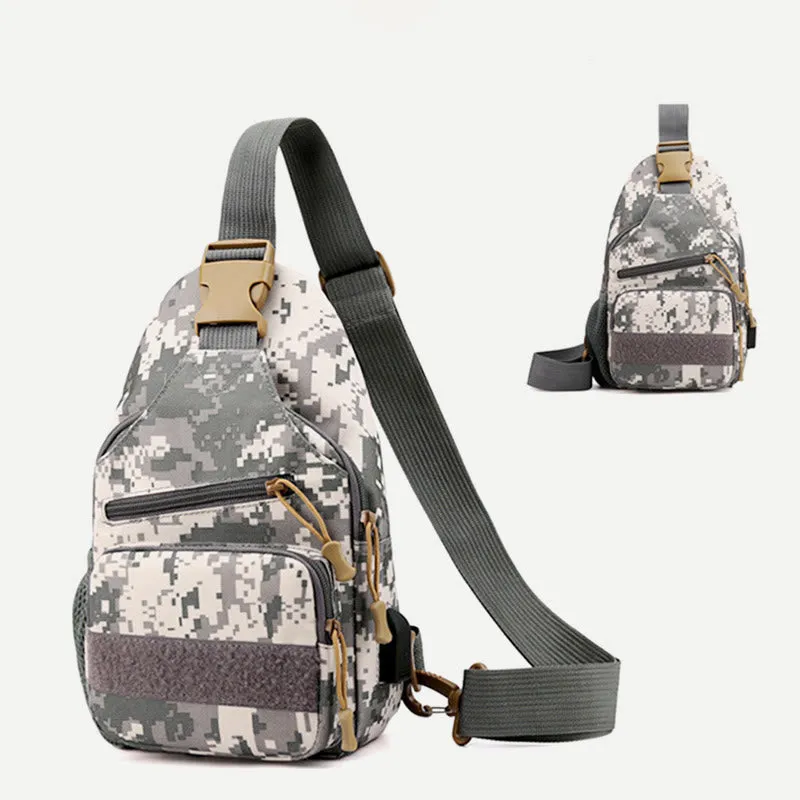 Sling Bag For Men Canvas Casual Sports Large Chest Bag