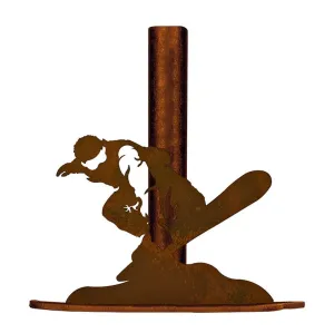 Snowboarder Paper Towel Holder