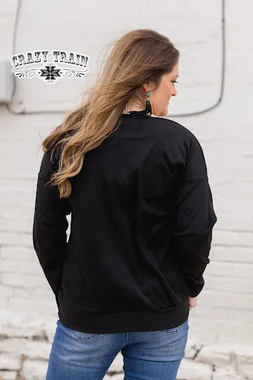 Tooled Leopard Women's Pullover