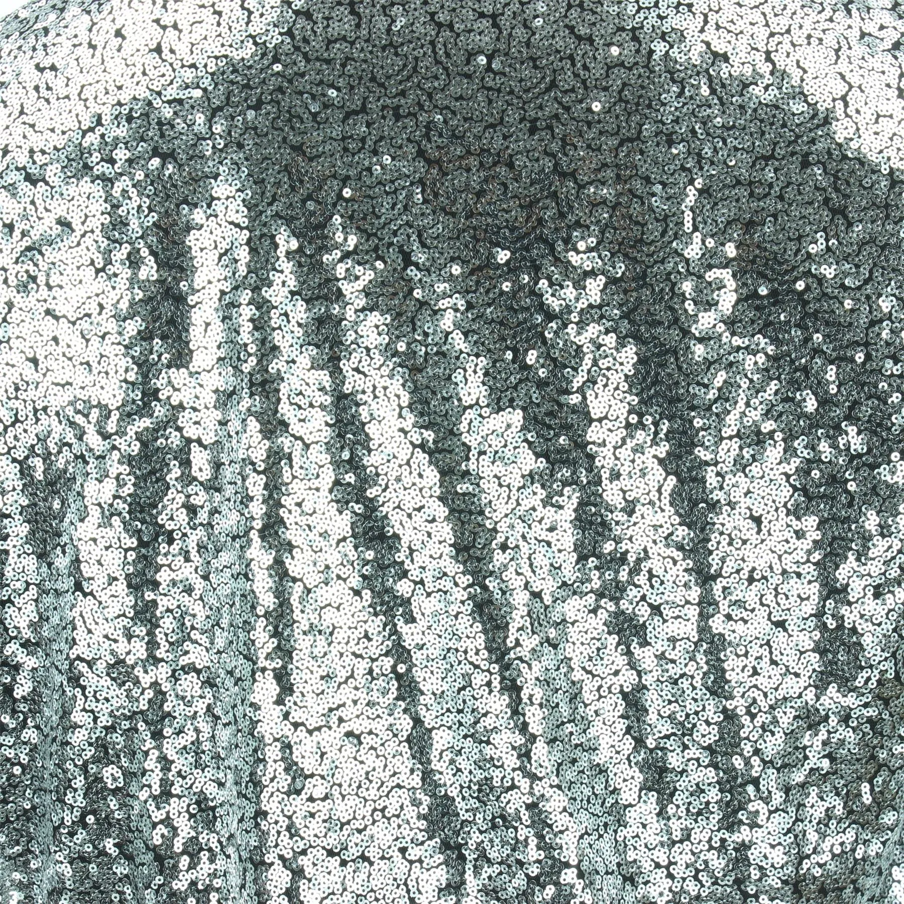 Unisex Sequin Bomber Jacket - Silver
