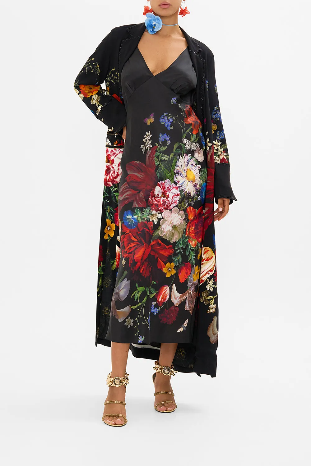 V-NECK SLIP DRESS A STILL LIFE