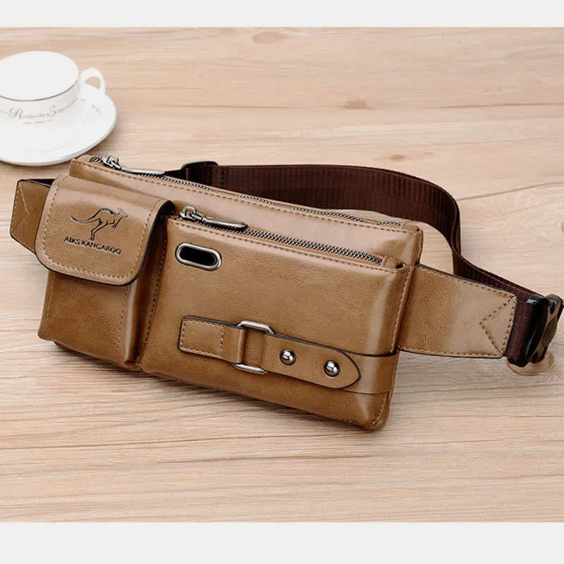 Waterproof Multi-Pocket Sling Bag