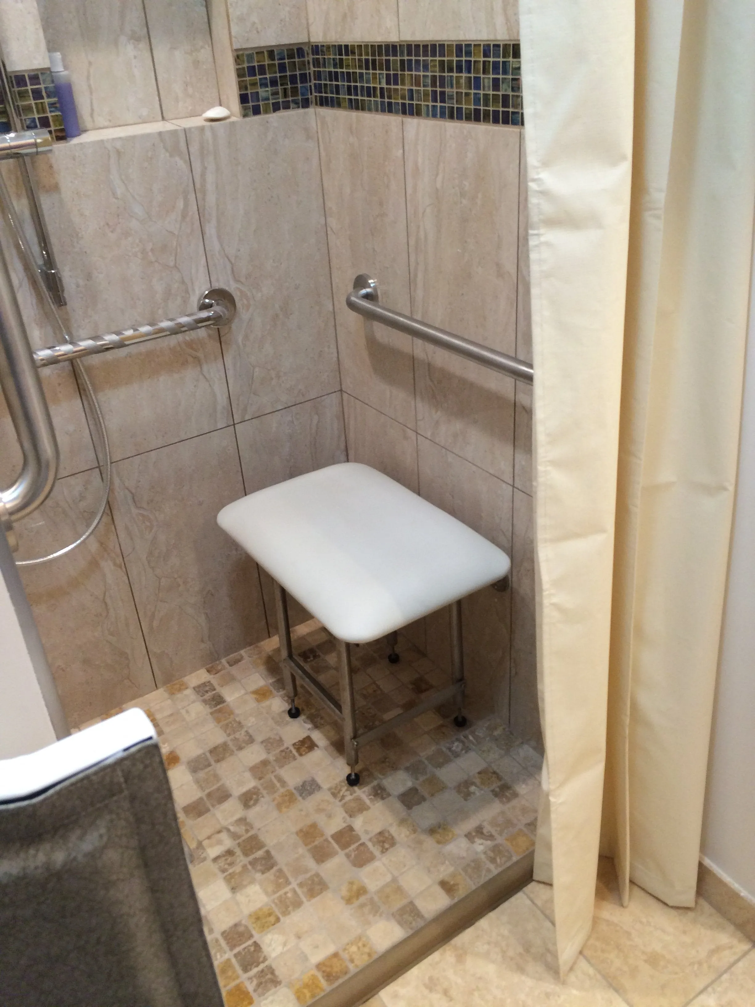 Weighted Shower Curtains 42" wide x 72" high