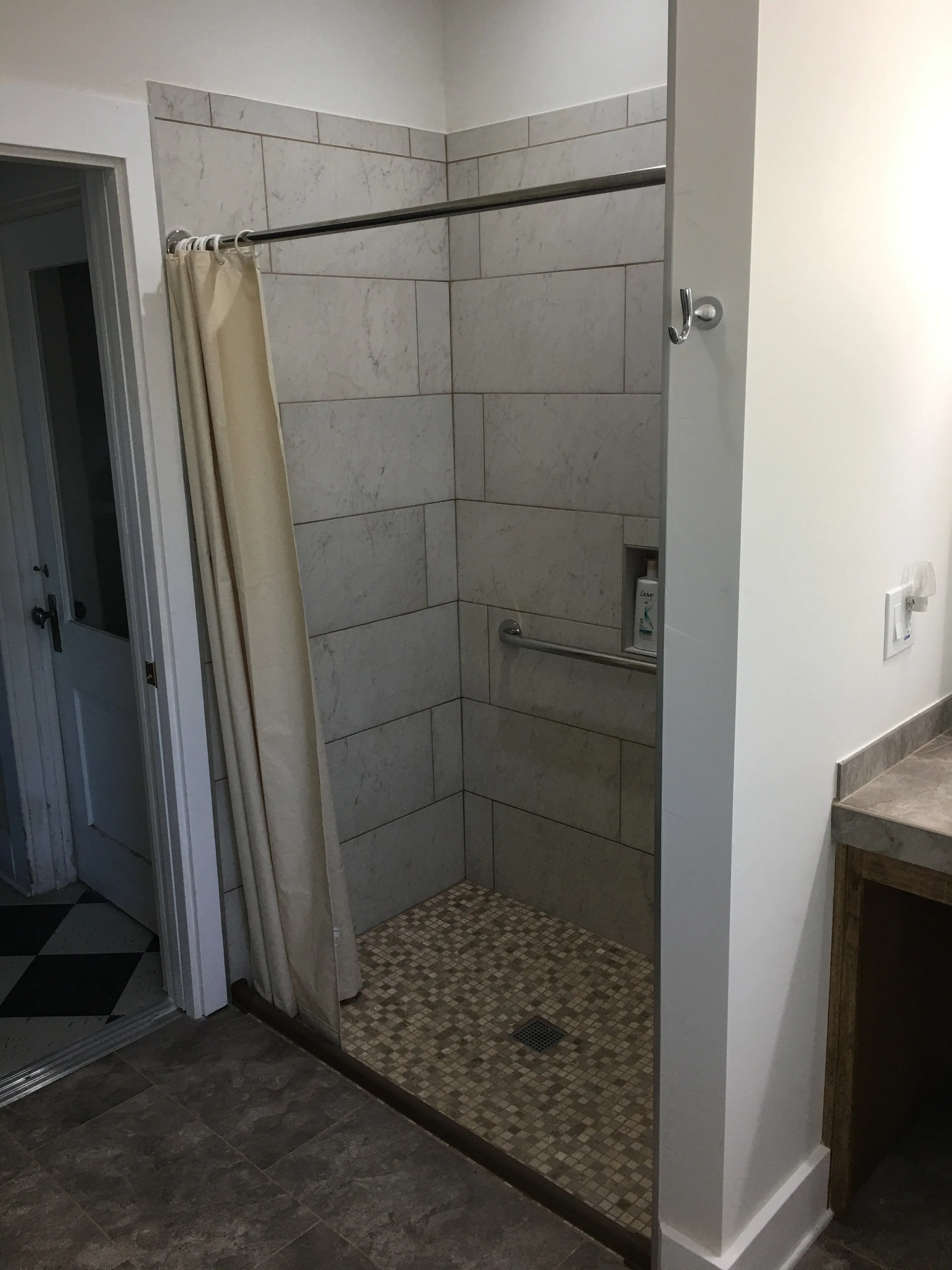 Weighted Shower Curtains 42" wide x 72" high