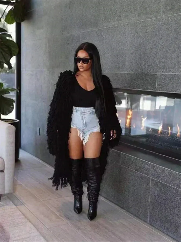 Women’s Oversized Tassel Coat